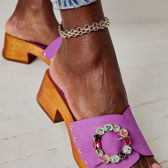 Free people Purple clogs - Picture 2 of 2